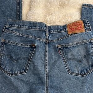 Levi's Blue Straight Leg Jeans Classic Style